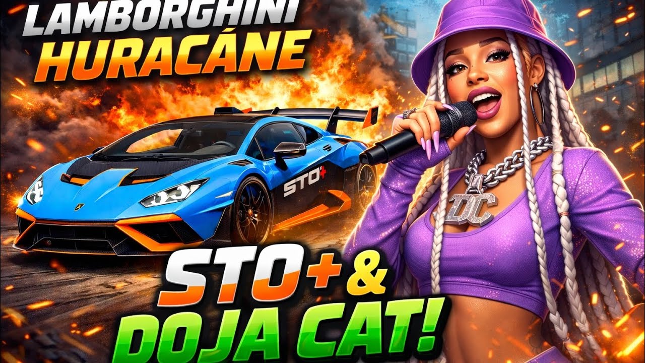 Lamborghini Huracàn  STO+Doja Cat