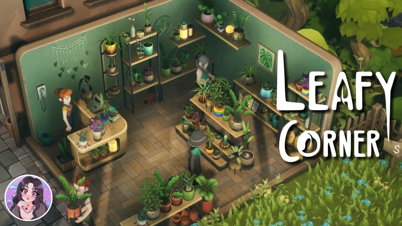First Day Running a Cozy Plant Shop! | Leafy Corner (Demo) | No Commentary