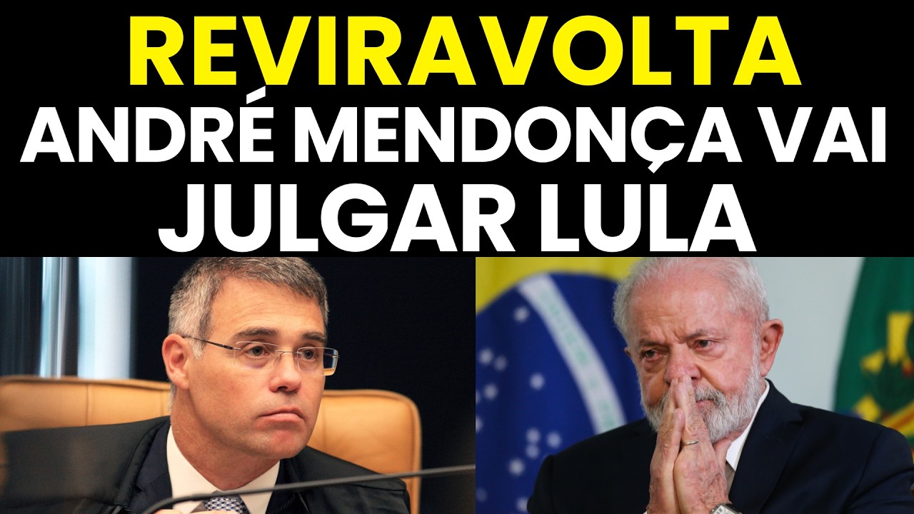 URGENTE! LULA RECEBE A PIOR NOTÍCIA DO ANO... MINISTRO ANDRÉ MENDONÇA PODE TIRAR LULA DA DISPUTA