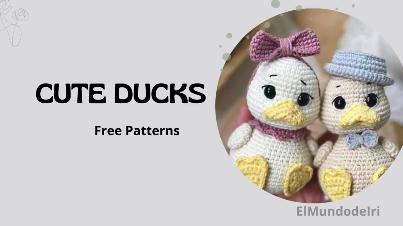 How to Crochet a Cute ducks
