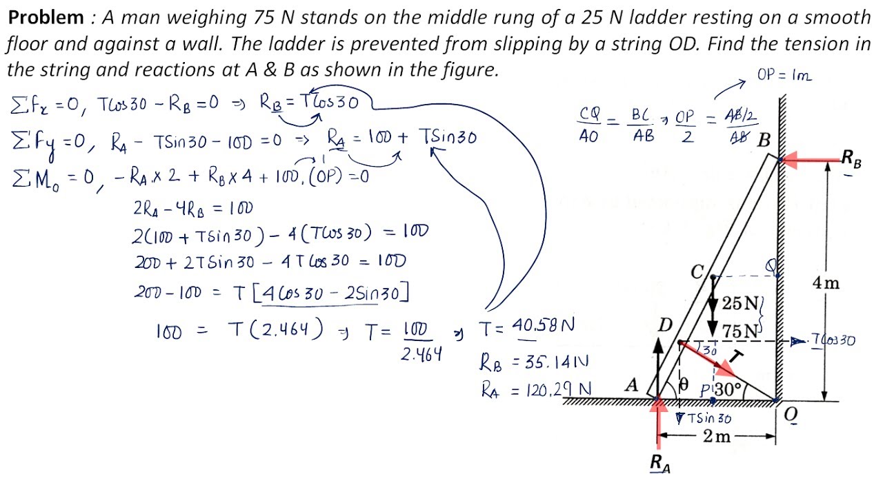 Engineering Mechanics_Forces on a Plane_Level 3_Problem 1