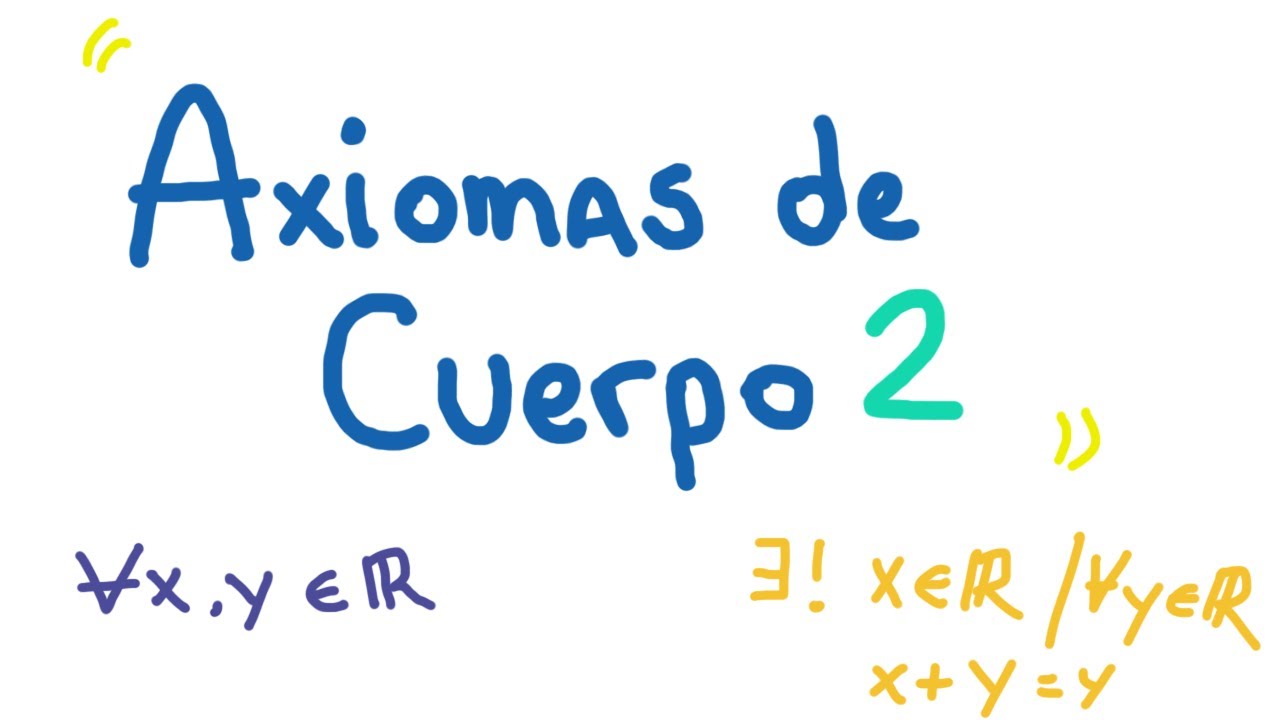 Cálculo I - Ep3 - Axiomas de Cuerpo 2