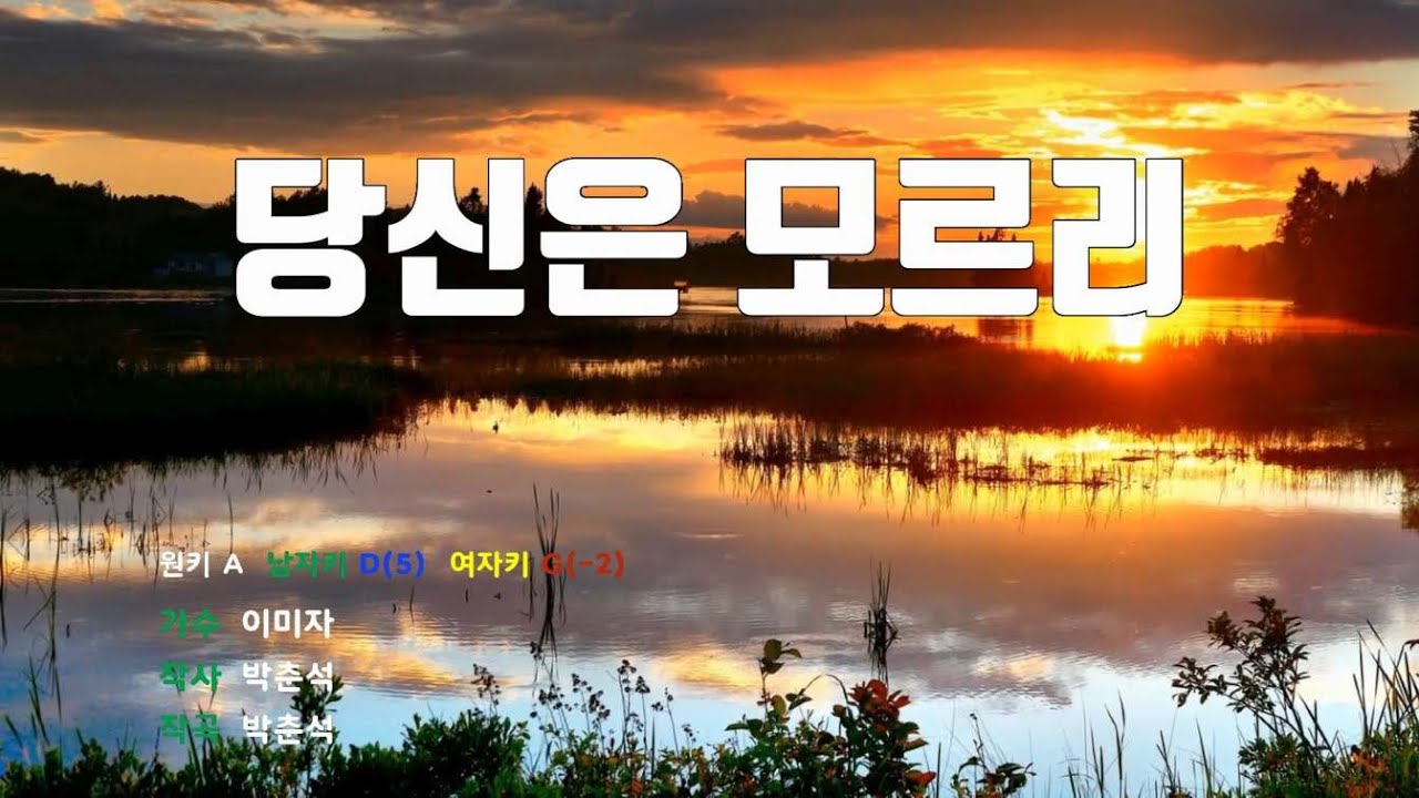 [은성 반주기] 당신은모르리 - 이미자