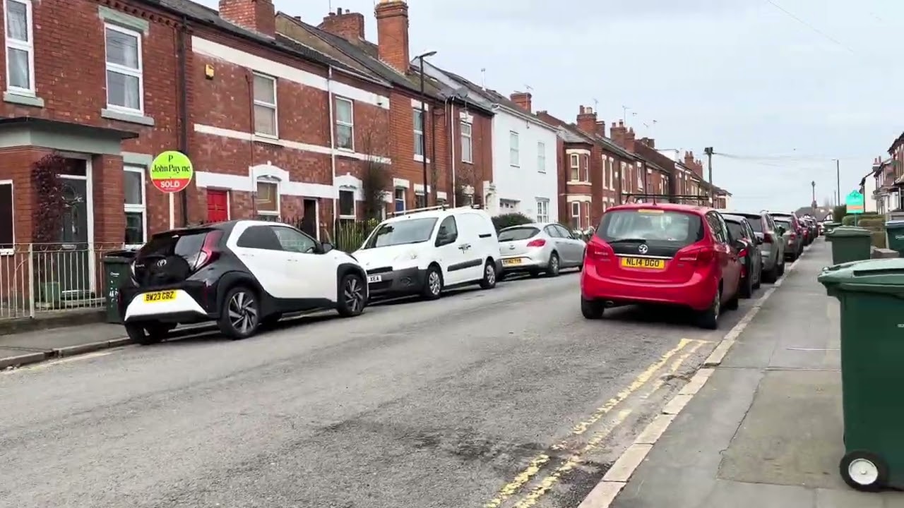 Walk along warwick st to Arden st Earlsdon- Coventry 