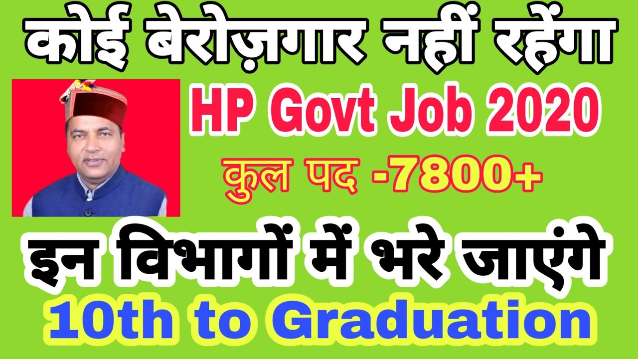 HP Latest Vacancies 2020 | HP New Govt. Vacancies 2020 | HP New job 2020 | Him Guruji