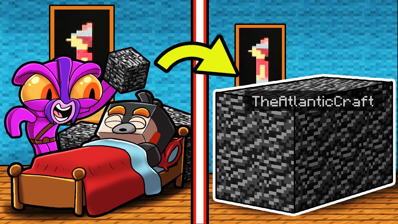 I Secretly BEDROCK TRAP My Brother! (Scramble Craft)