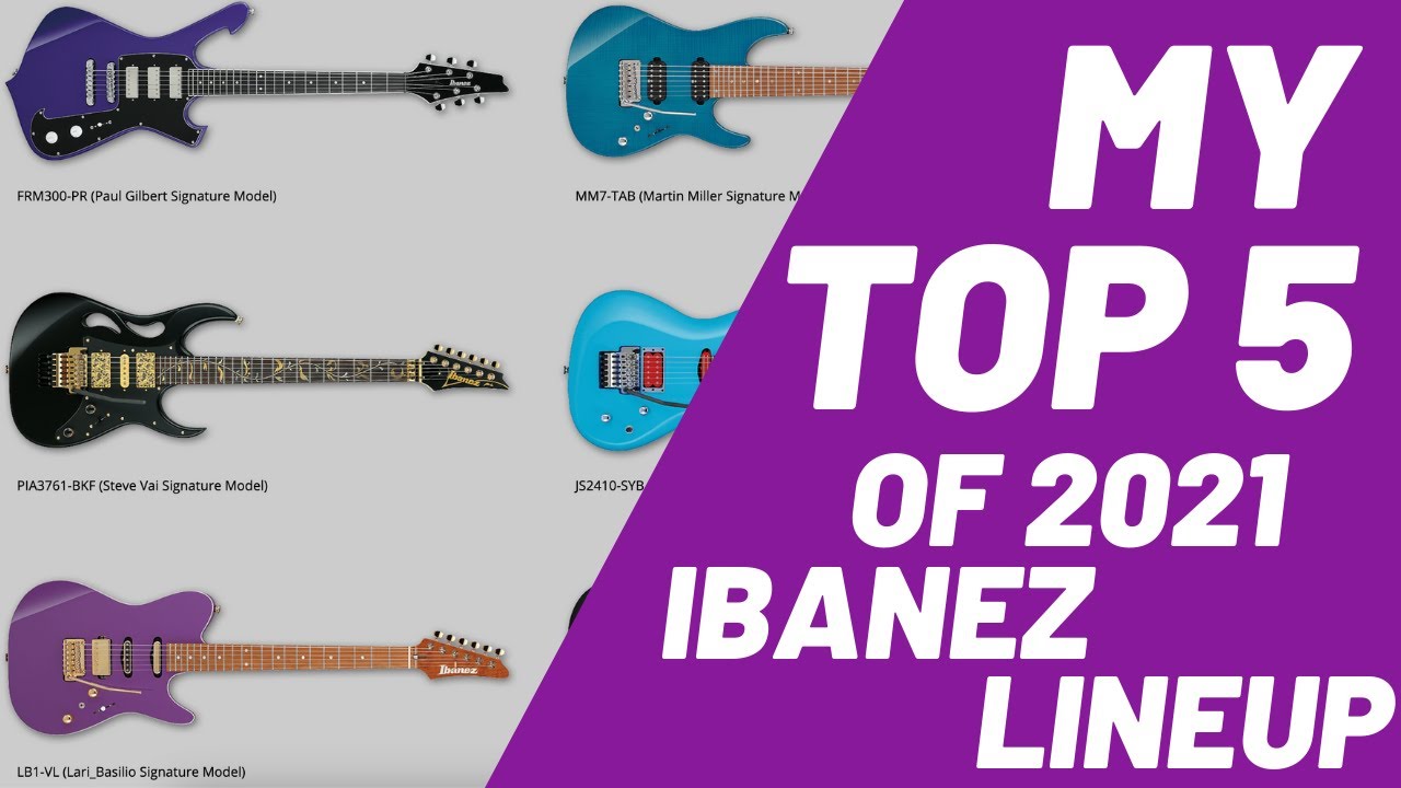 Ibanez FANBOY checks the 2021 lineup of Ibanez solid body guitars | Ibby News January