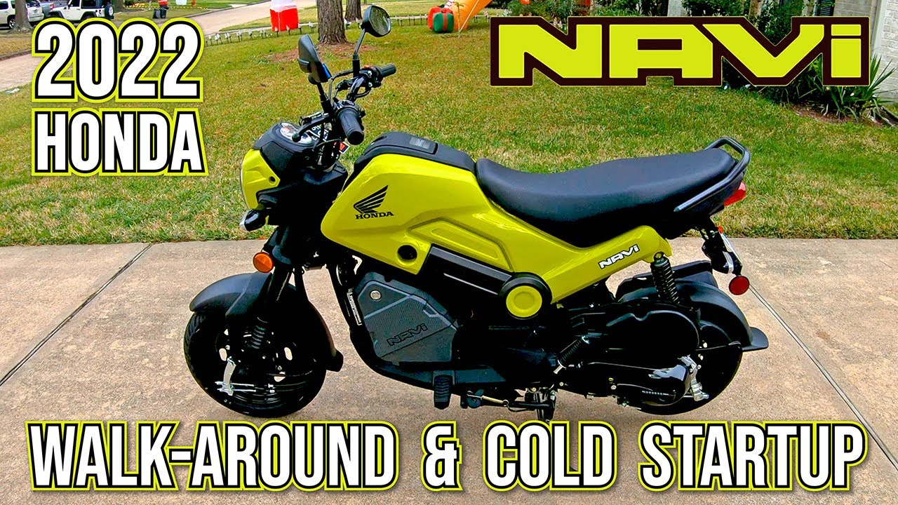 Honda NAVI 2022 года: холодный запуск и осмотр