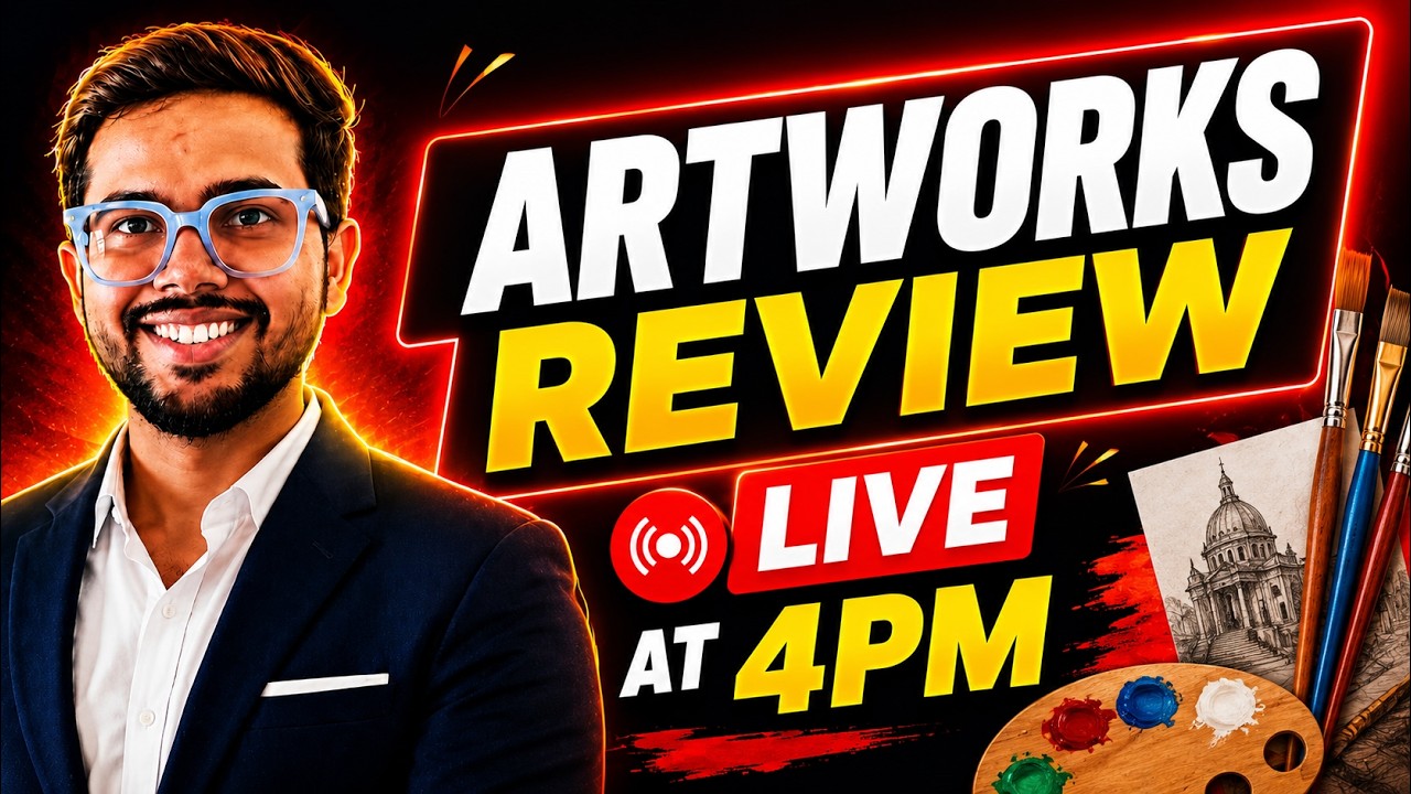 🔥 MAH AAC CET 2026 Artwork Review LIVE | Student Works Analysis & Improvement Tips