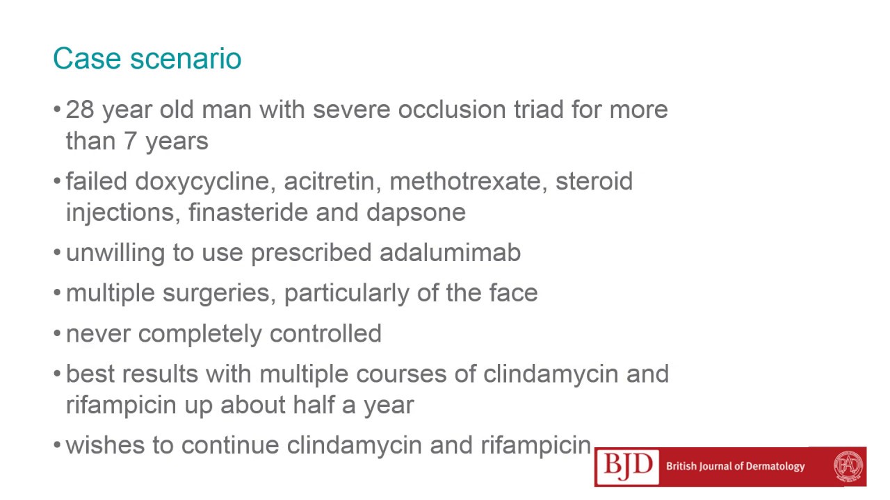 Long-term toxicity of clindamycin and rifampicin,  Albrecht et al