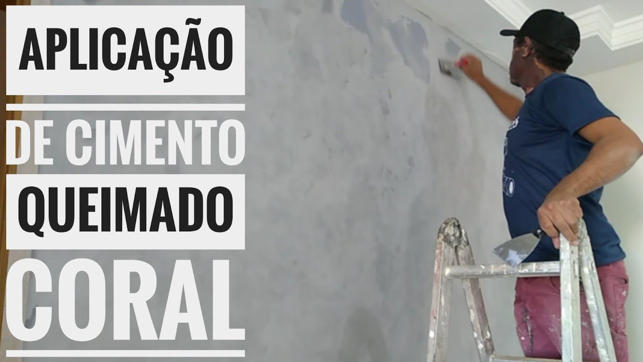 Como Fazer Cimento Queimado Coral Passo a Passo
