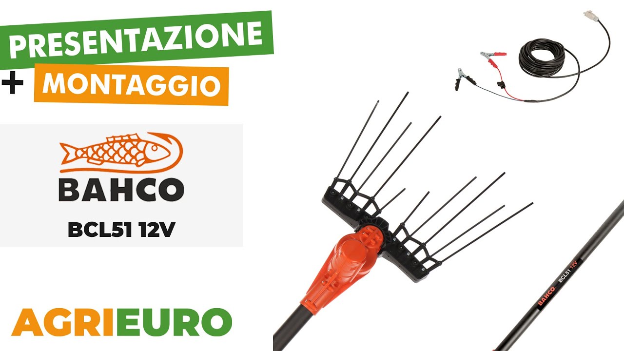 Presentazione e montaggio Bahco BCL51 12V - Abbacchiatore elettrico a batteria in alluminio