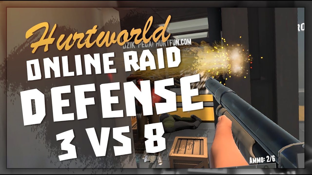 ┆#34┆CHEATERS ATTACK | 3 vs 8 ONLINE RAID DEFENSE (HIGHLIGHTS) |  RAJDUJEMY - HURTWORLD 2023