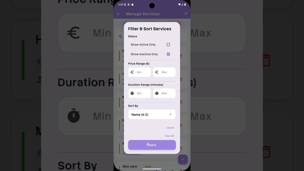 Salon Owner in the beautyspot app