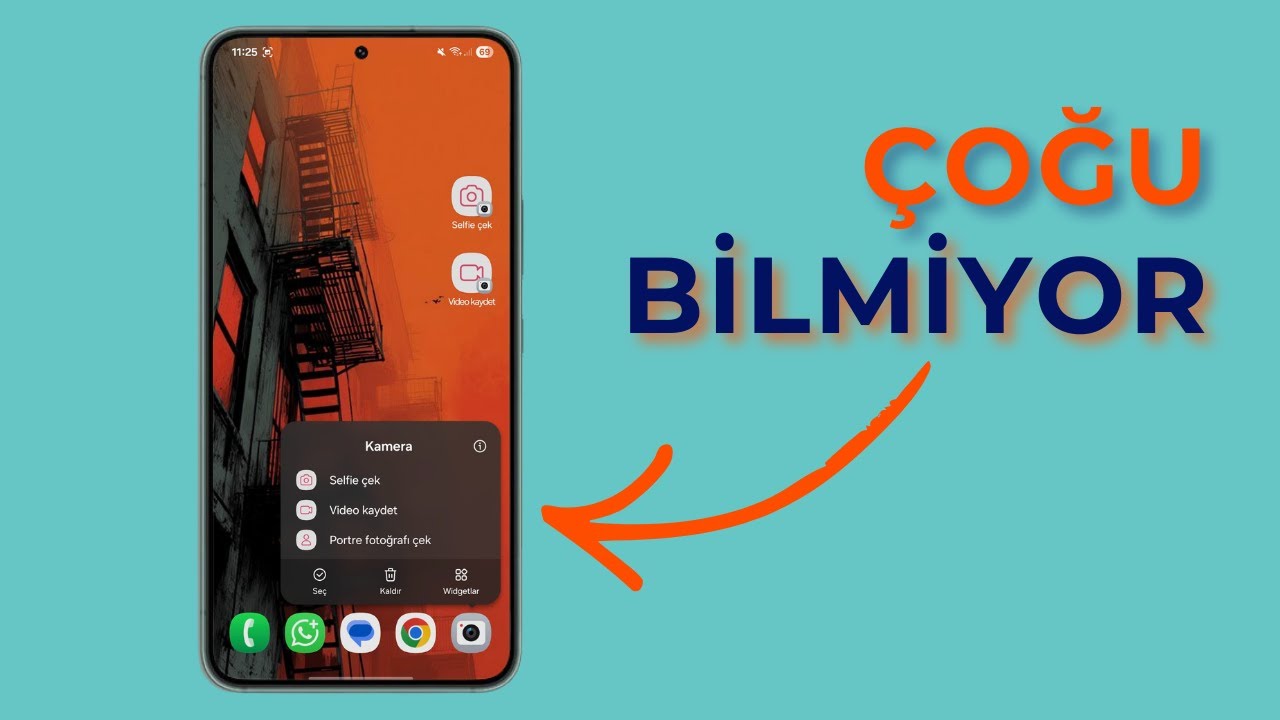 Android’de Gizli Özellik: Menü Kısayollarını Ana Ekrana Ekle