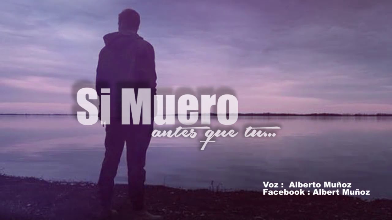 SI MUERO ANTES QUE TU