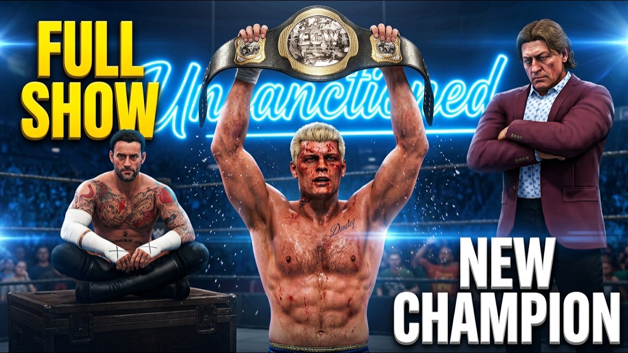CODY RHODES battles Rollins & Styles to become CHAMPION!: ECW Unsanctioned, March 7, 2026