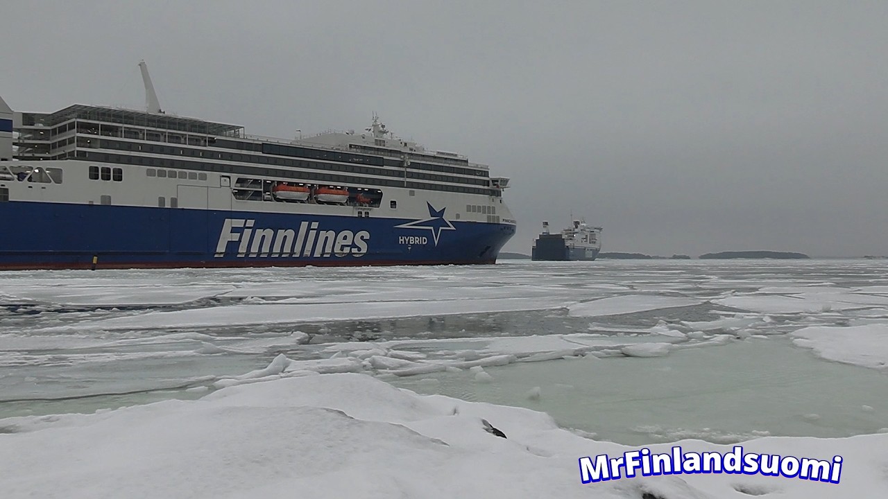 Icy Sea Adventure: Ferrys Fighting Ice at Långnäs 26 02 2026