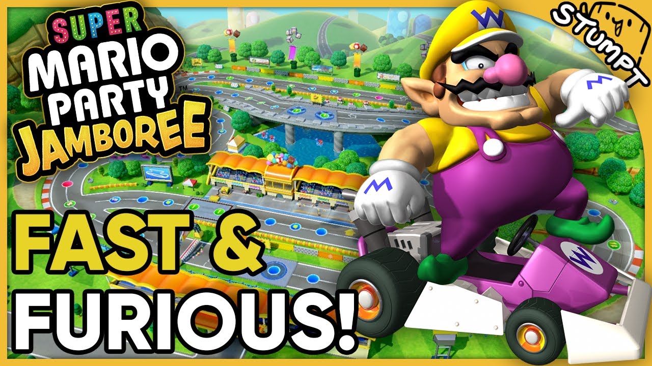 UNLOCKING THE RACEWAY! - Super Mario Party Jamboree (4-Player Gameplay)