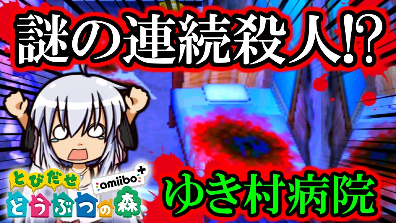 【ゆっくり実況】「ビョウインでサツジンがあったの・・・」恐怖のゆき村病院！！【とびだせ どうぶつの森】