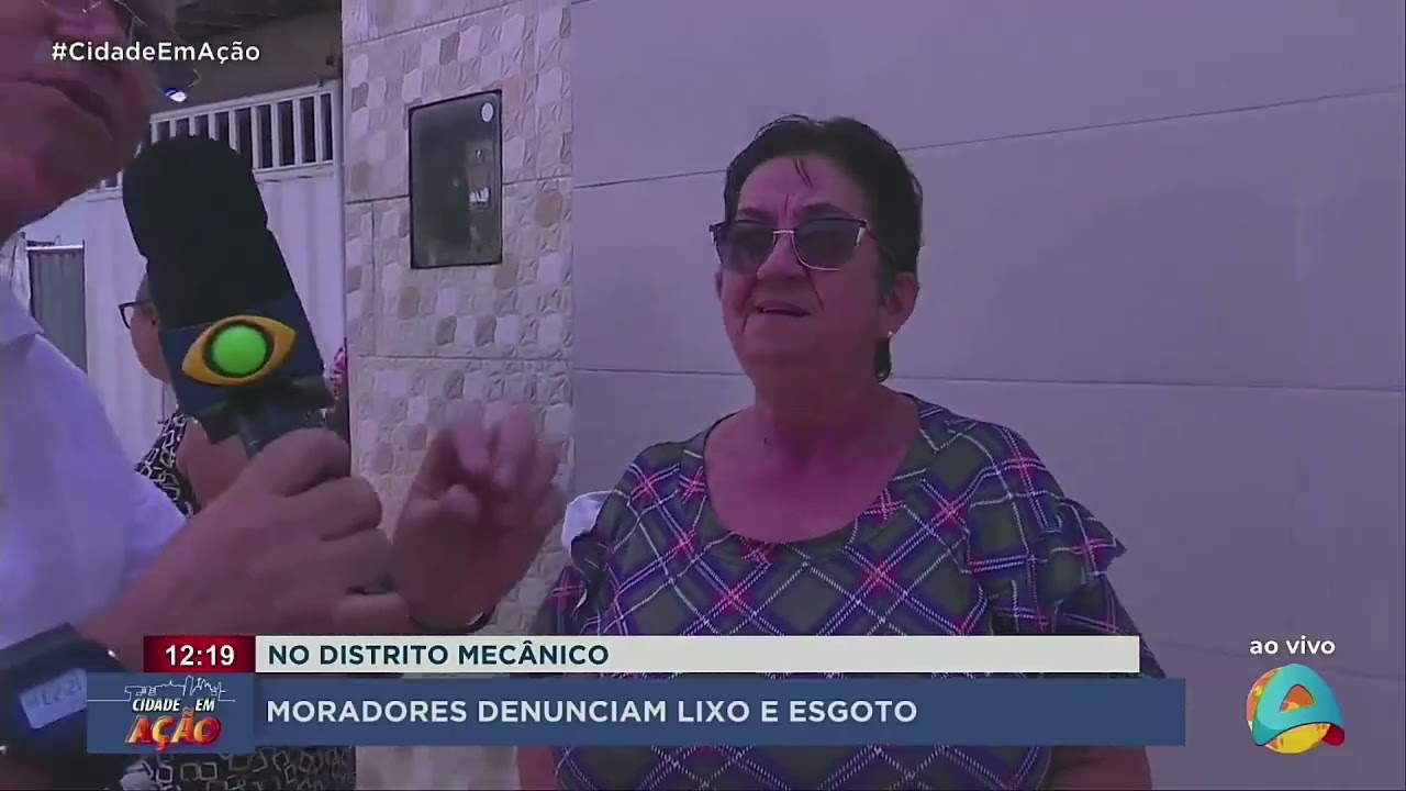 Cidade em Ação - Moradores do Distrito Mecânico denunciam acúmulo de lixo e esgoto