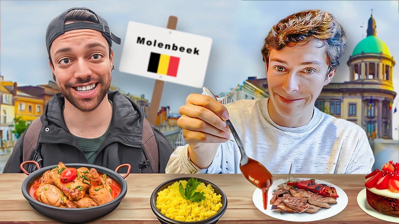 On mange les MEILLEURS plats de Molenbeek !  🇧🇪