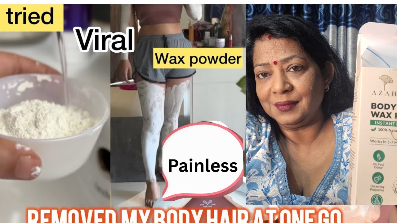 I tried *VIRAL* wax powder ❤️| viral | waxing at Home 🏠 ✨| Painless hair removal | Blinkit I Aparna