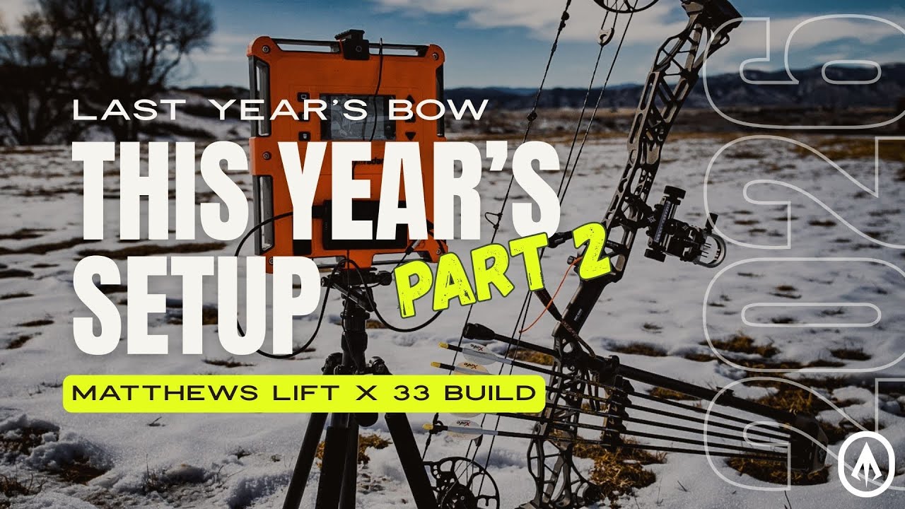 Matthew’s Lift X 33 Bow Build Part 2 (Custom sight tape and test)