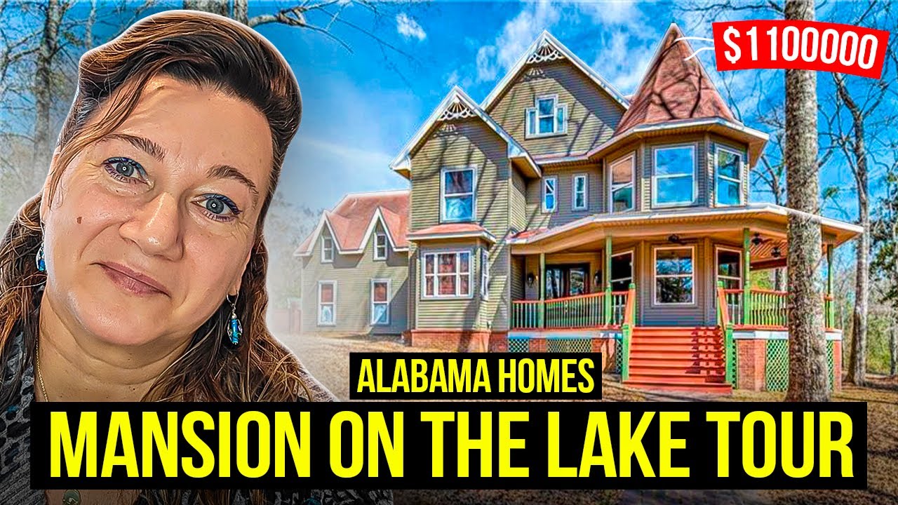 💲🏠🗽ALABAMA HOUSE TOUR $1100000 34 ACRES WITH A LAKE 🌟 NO HOA