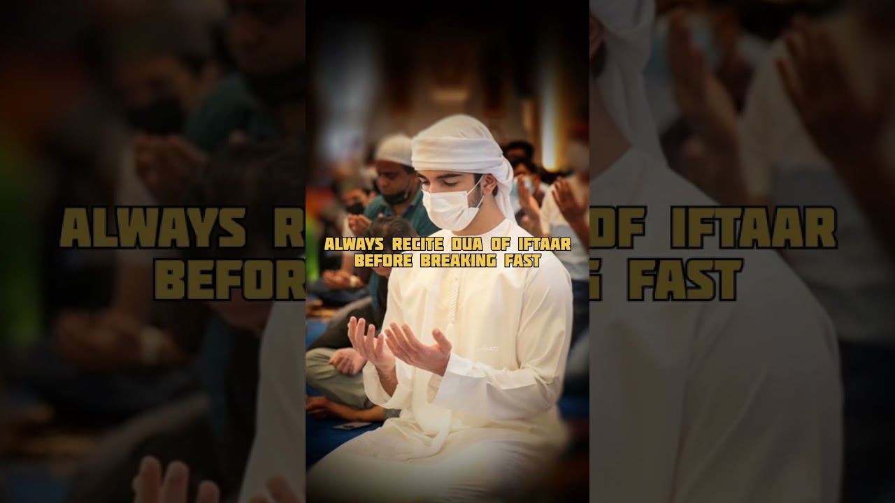 sunnah to do on iftar time #shorts #islam #islamicvideo #haram