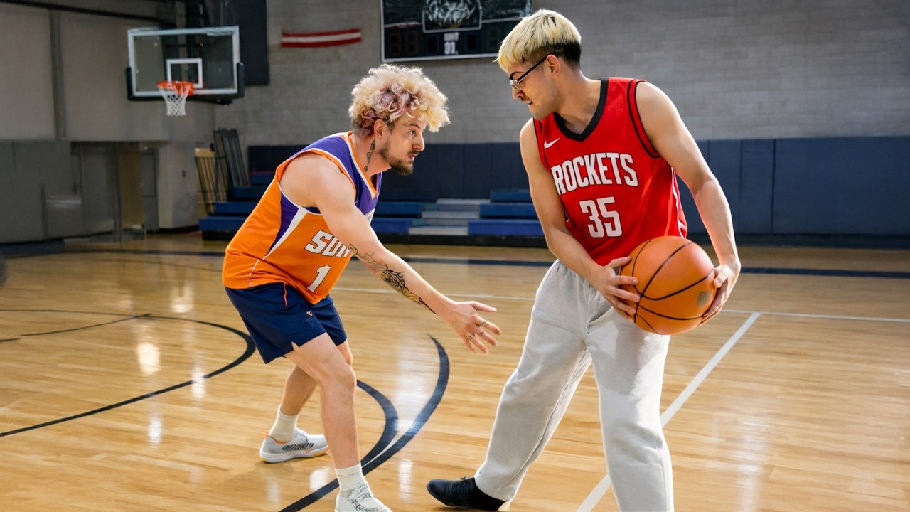 N3on Plays Basketball with Sean O’Malley!
