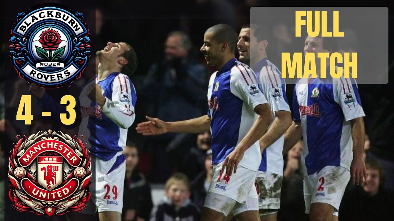 FULL MATCH Blackburn Rovers vs Manchester United (PL 05 - 06, Week 24)