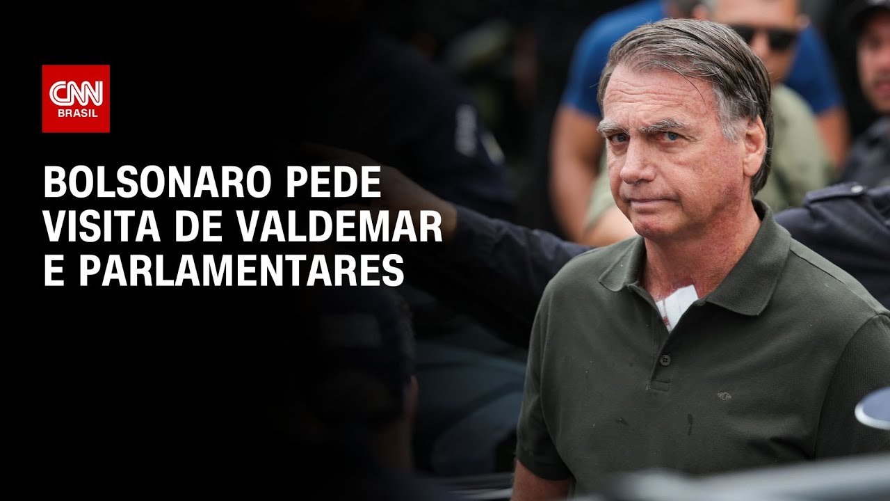 Bolsonaro pede visita de Valdemar e parlamentares na Papudinha | CNN 360°