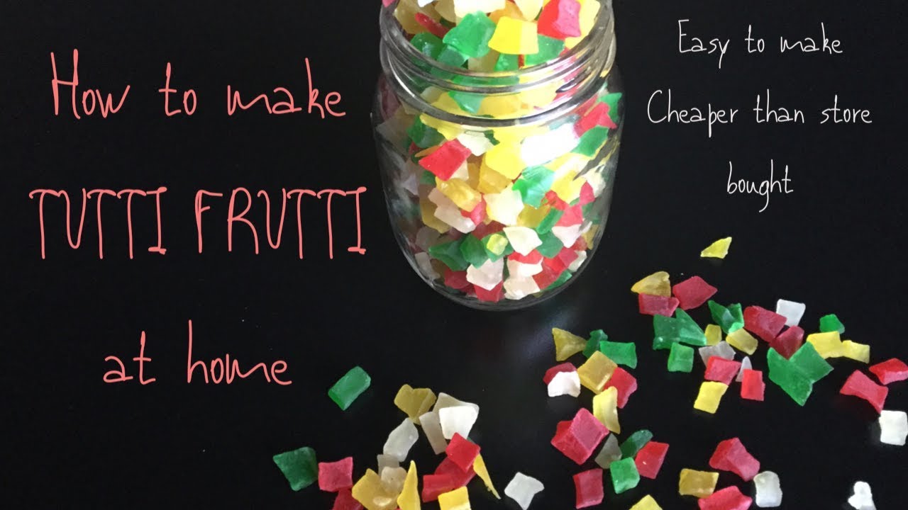 Tutti Frutti ~ Candied Green Papaya recipe for Fruitcakes etc.