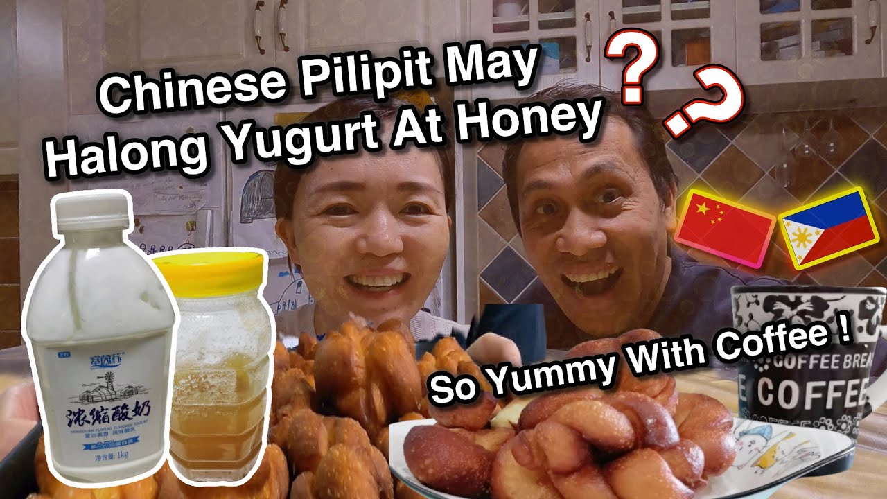 How My CHINESE wife cooked PILIPIT with Honey & Yugurt | Chinese Food |