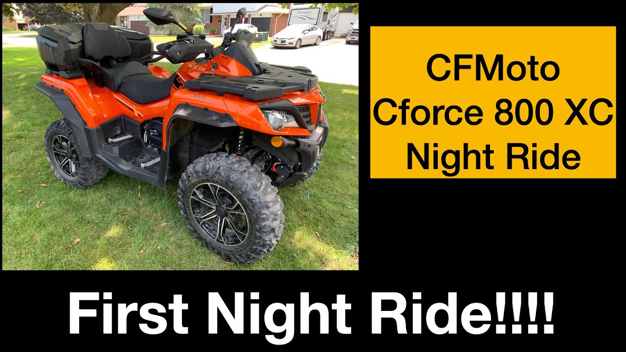 Cforce 800 XC Night Ride!