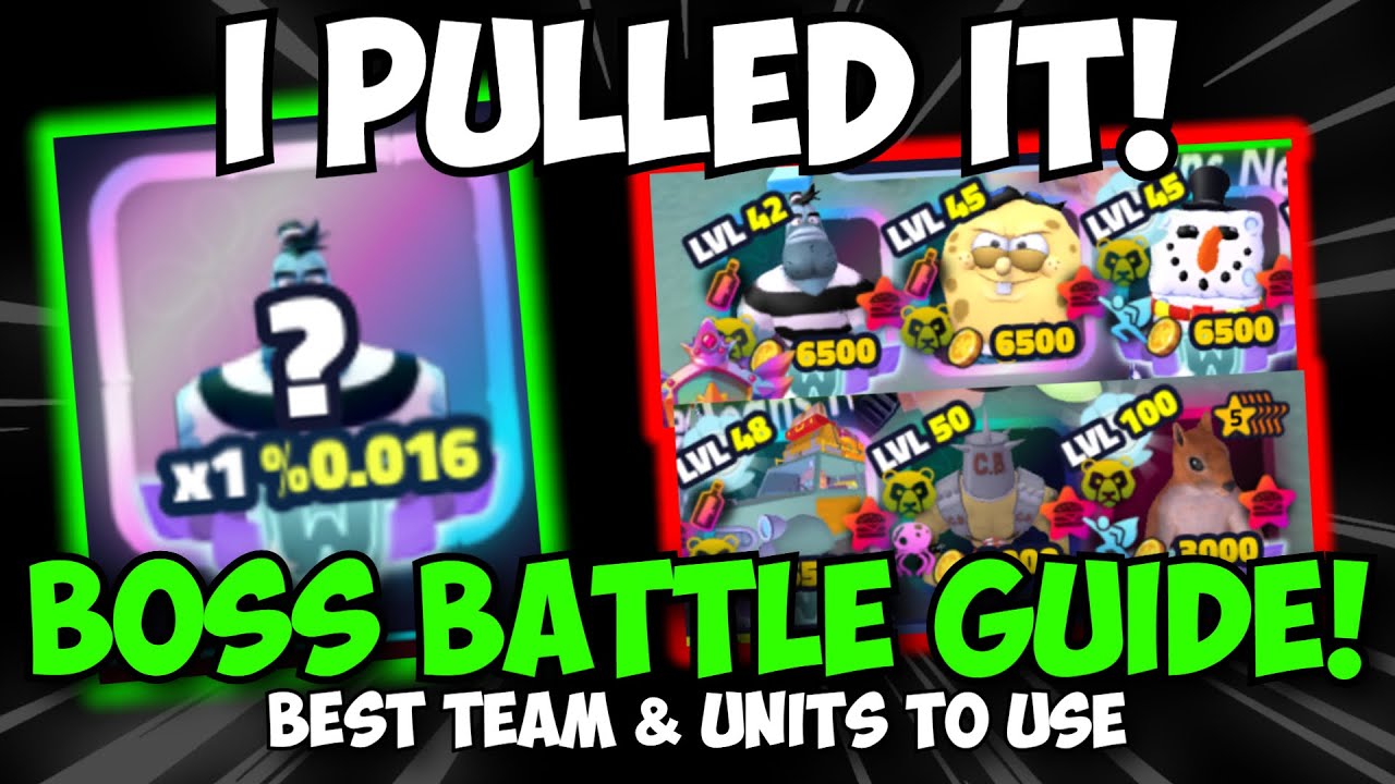 I PULLED THE 0.016% PRISMATIC + New Best Boss Battle Team!