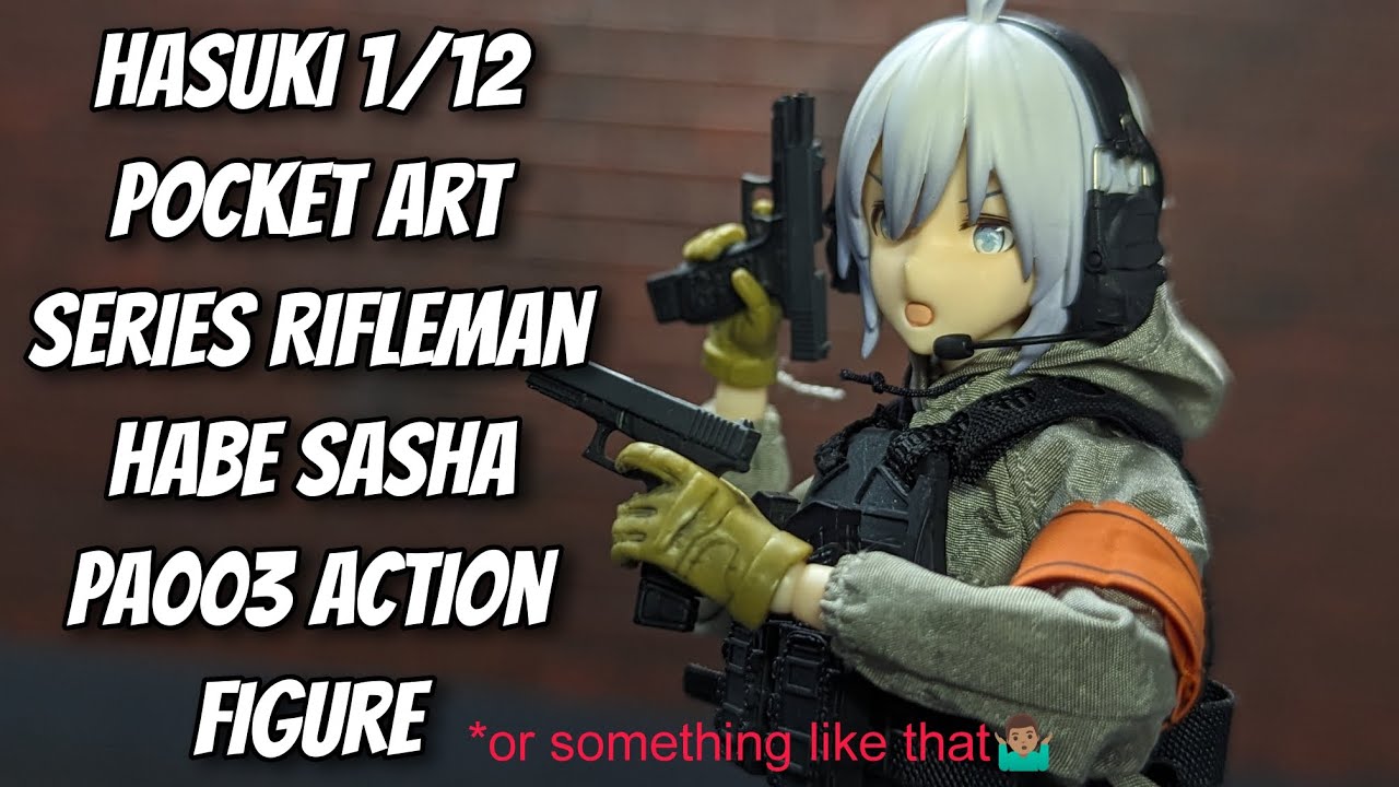 Фигурка Hasuki 1/12 Pocket Art Series Rifleman Habe Sasha PA003