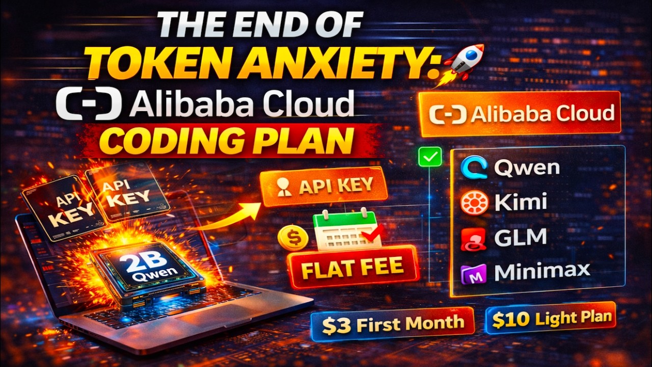 The End of Token Anxiety: Alibaba Cloud Coding Plan Explained 🚀