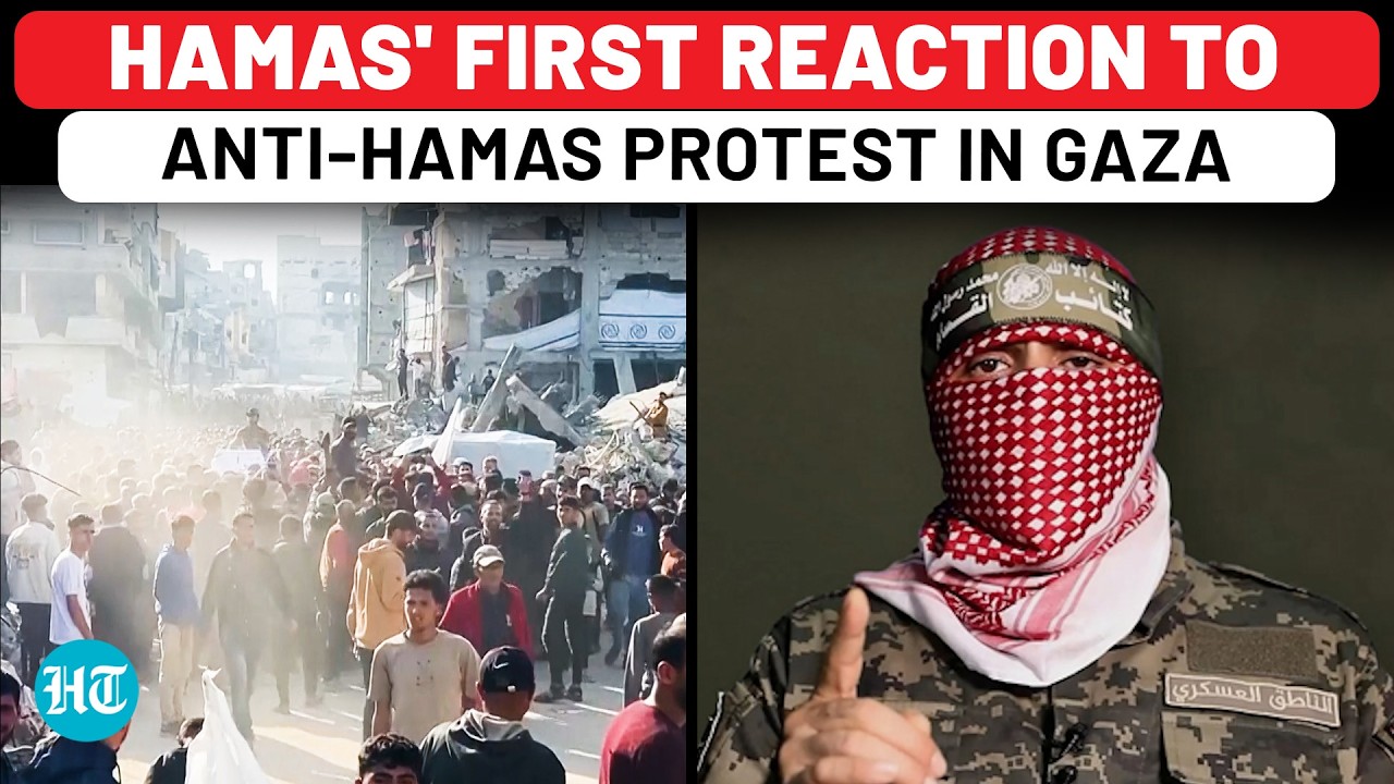 Hamas' First Reaction To Anti-Hamas Protest In Gaza As Israel Tries To Scare Palestinians