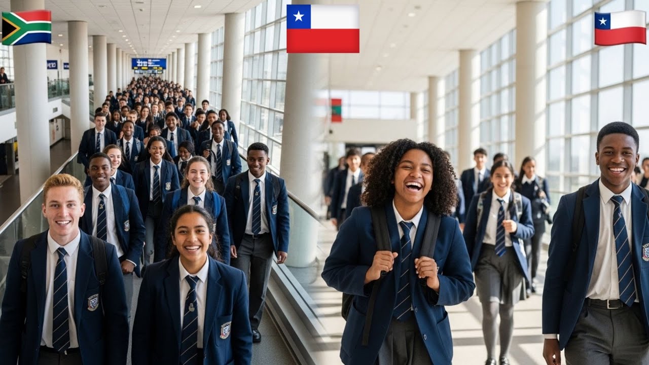 25 alumnos sudafricanos aterrizan en Chile y en 48 horas su mundo se derrumba