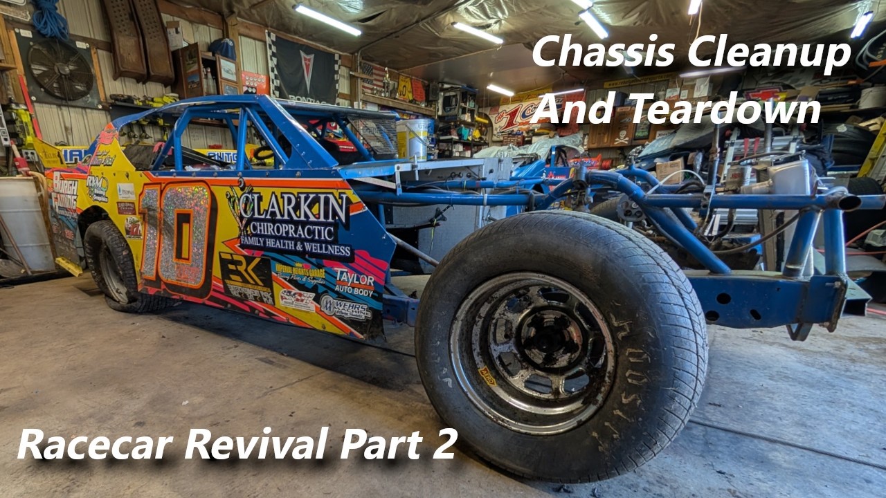 Racecar Revivial, Part 2! Racecar Chassis Gets Its First Cleanup in Years, Plus Initial Inspection