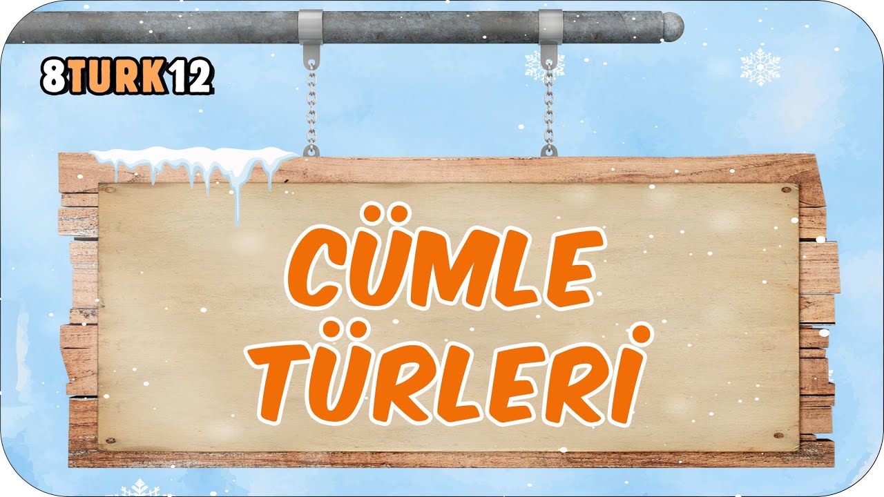 Cümle Türleri 📙 8. Sınıf Türkçe #2024LGS