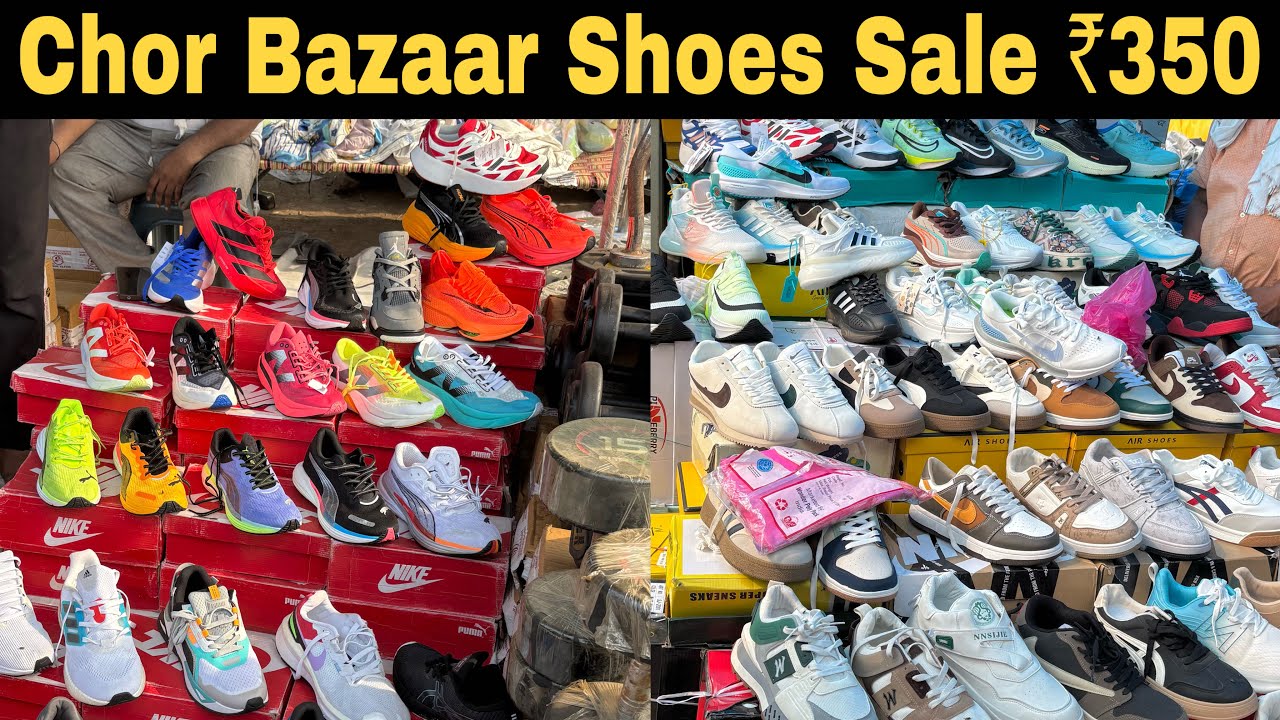 Chor Bazaar Shoes Market | Shoes Under ₹999 | Cheapest Shoes market in Delhi | Shoes market delhi