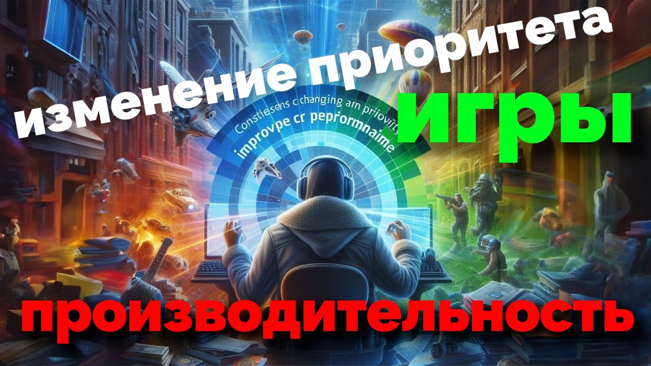Постоянное изменение приоритета любой игры / программы | Повышение производительности