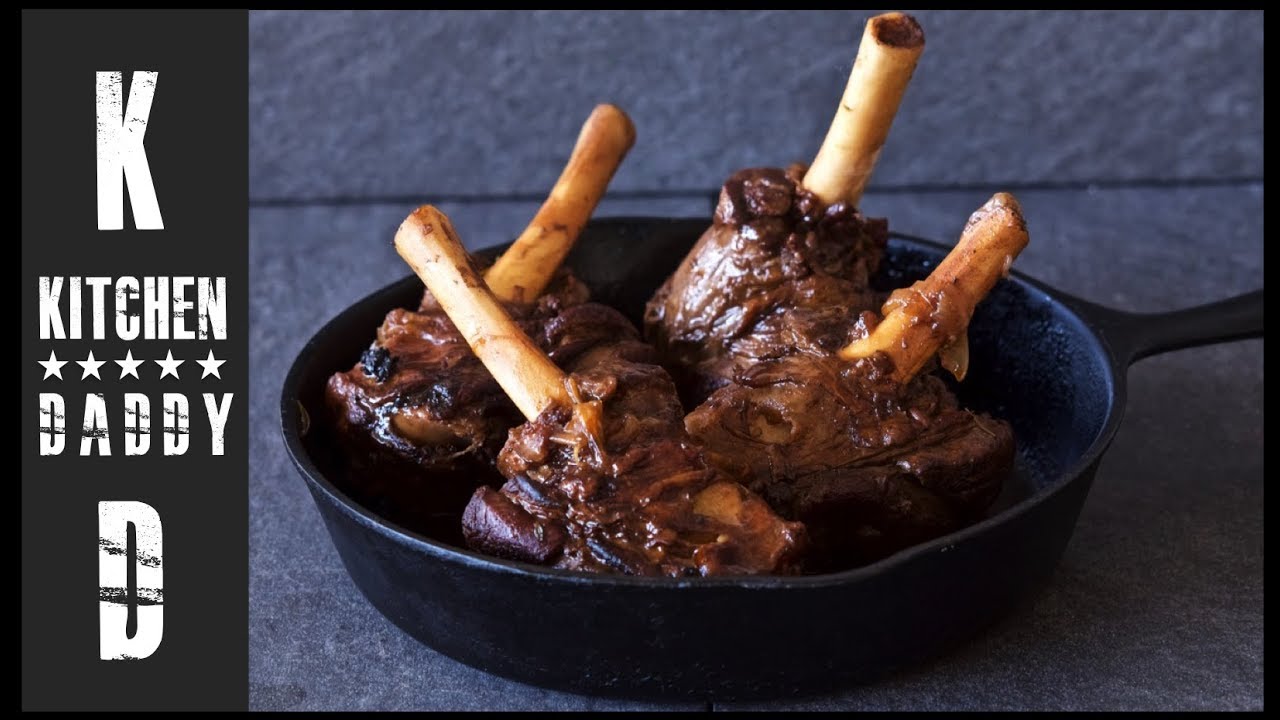 Glazed Lamb Shanks | Kitchen Daddy