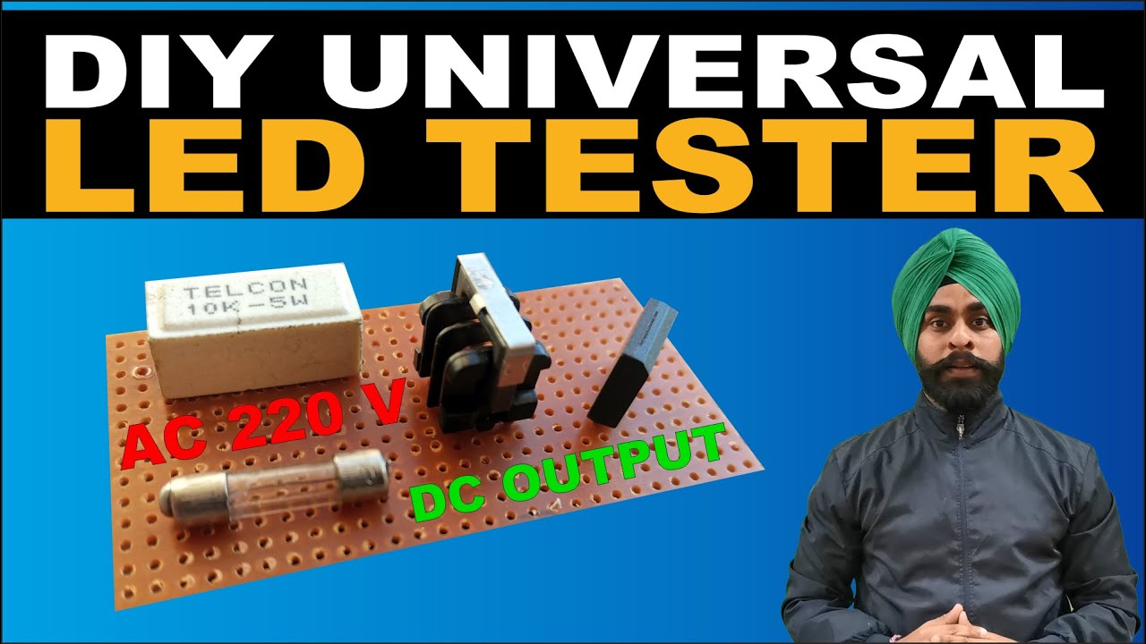 HOW TO MAKE UNIVERSAL LED TESTER AT HOME | DIY OR BUY | DIY ELECTRONICS PROJECTS