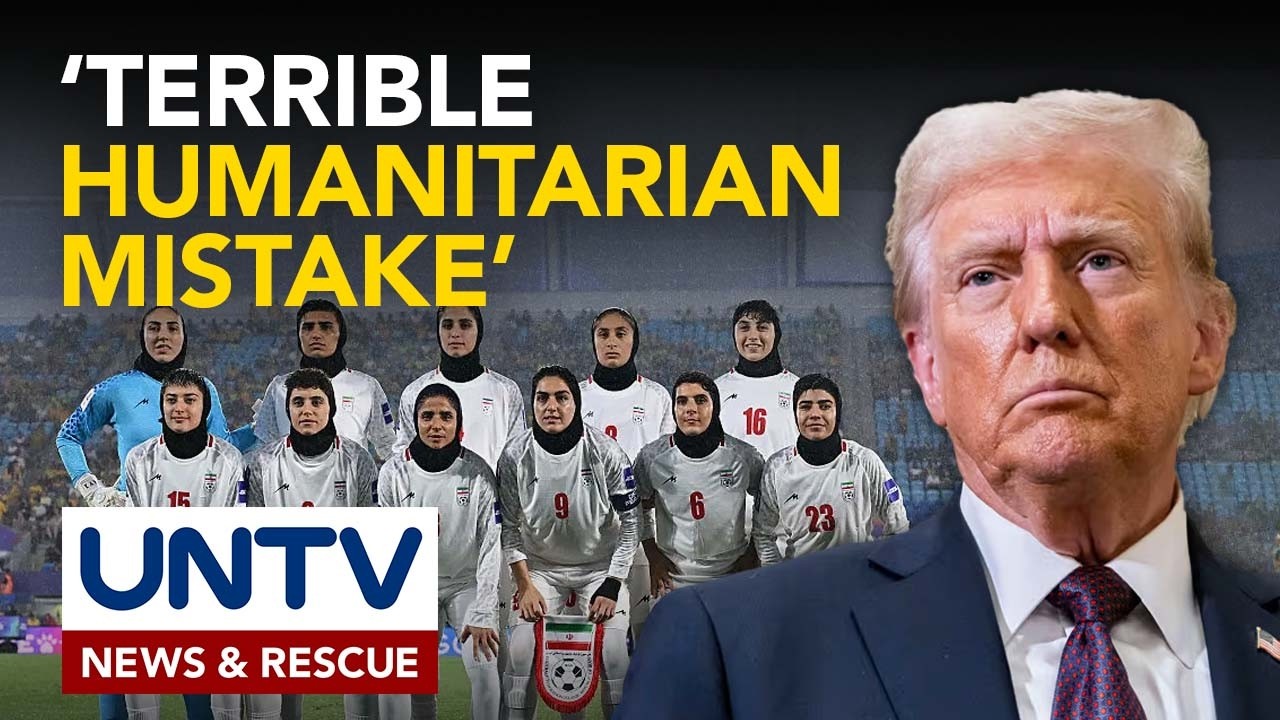 Trump, nagbabala sa posibleng pagbabalik ng Iranian women’s athlete sa Iran