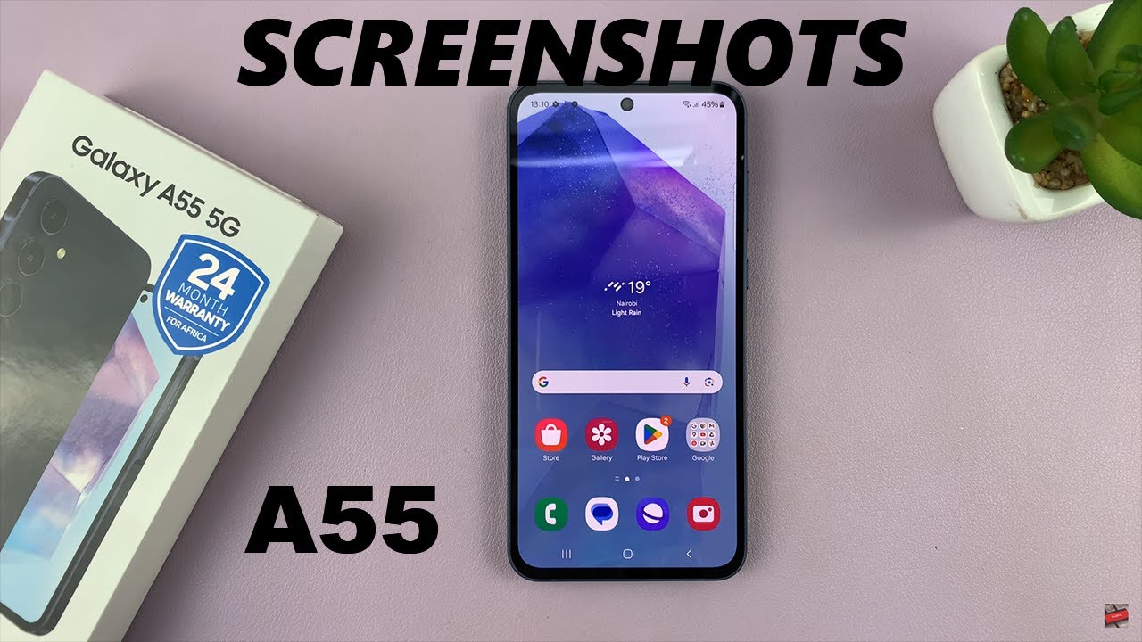 How To Screenshot On Samsung Galaxy A55 5G