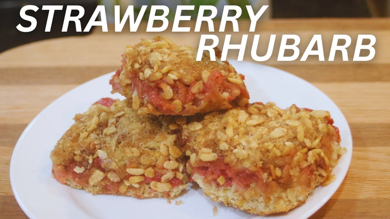 My SECRET INGREDIENT for a Crunchy top Strawberry Rhubarb Cobblers